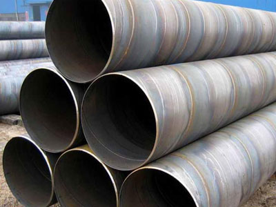 Spiral welded steel pipe